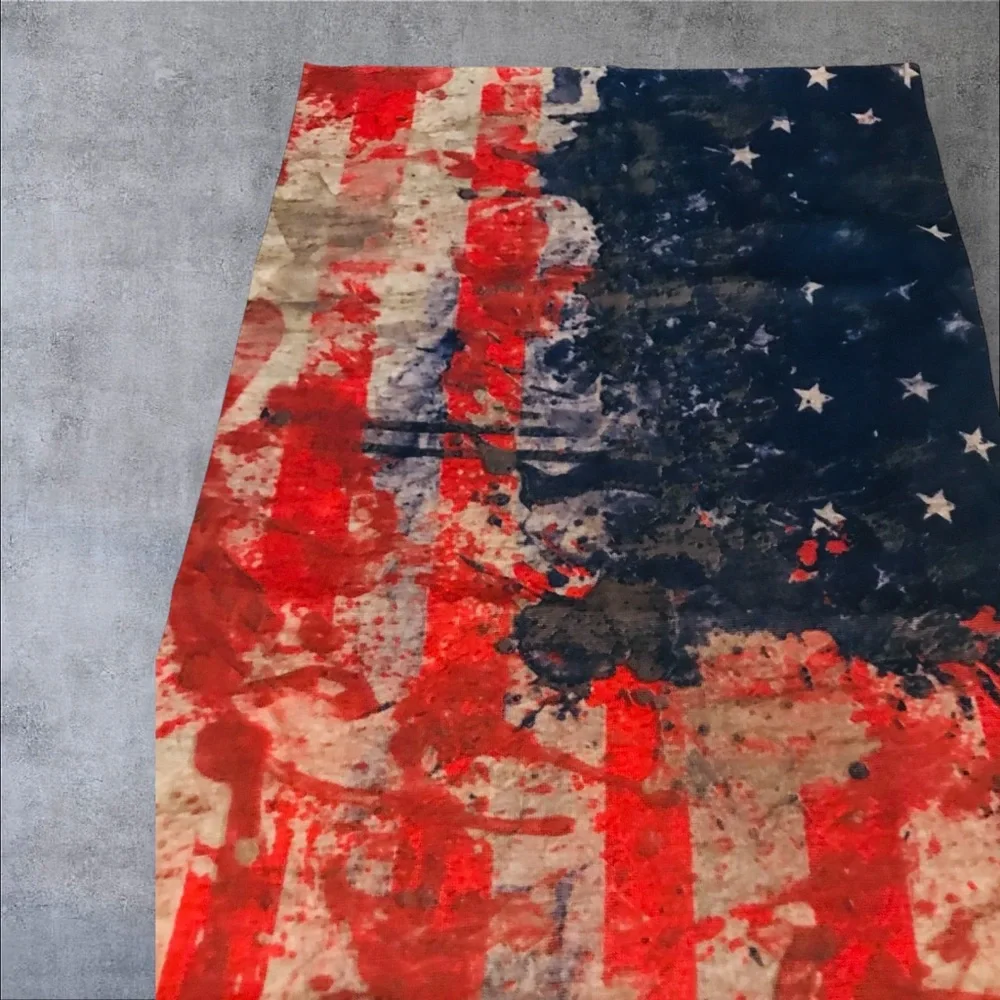 Patriotic Distressed Stars & Stripes 16 n 1 Neck Gaiter Face Cover Dust Mask